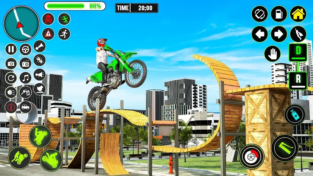 GT Bike Racing Game Moto Stunt — скриншот 1