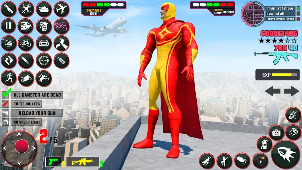Rope Hero: Speed Hero Games — скриншот 1