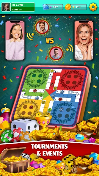 Multiplayer Dice Ludo Games — скриншот 3