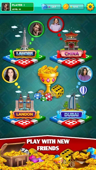 Multiplayer Dice Ludo Games — скриншот 4