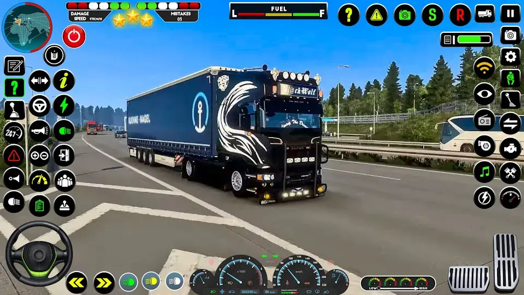 Truck Driving Euro Truck Game — скриншот 4