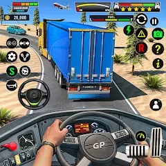 Truck Driving Euro Truck Game — Много денег
