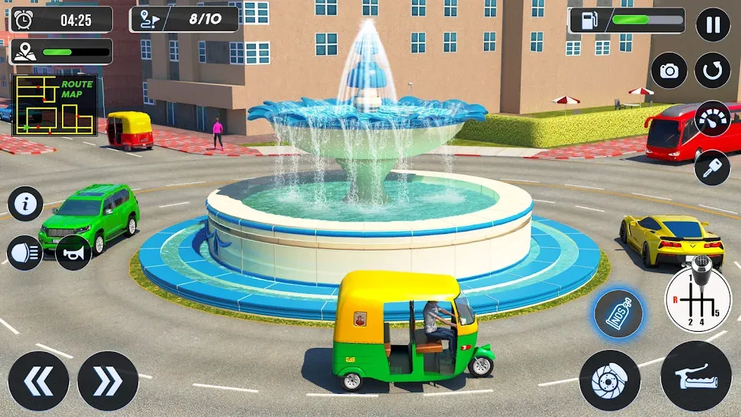 Tuk Tuk Auto Driving Games 3D — скриншот 5