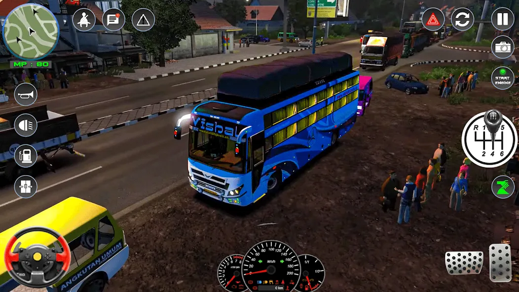 City Bus Driving: Bus Games 3D — скриншот 1