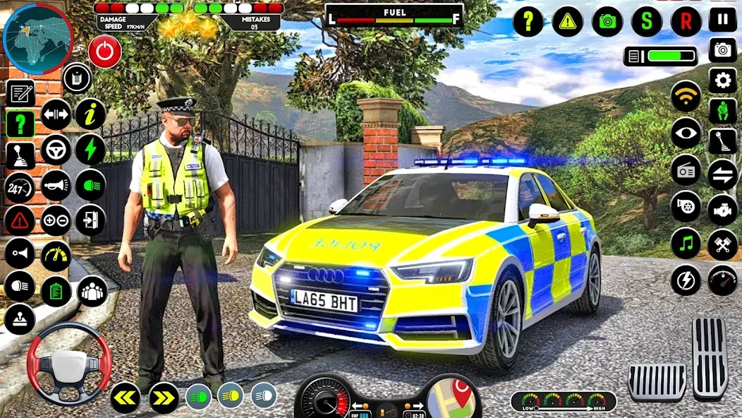 NYPD Police Car Parking Game — скриншот 1