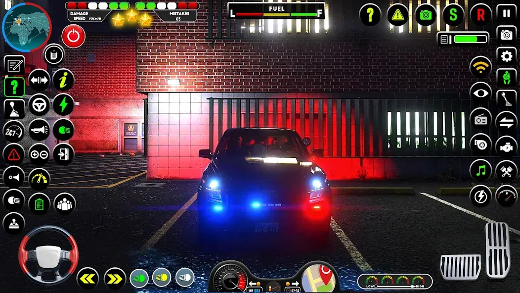 NYPD Police Car Parking Game — скриншот 2