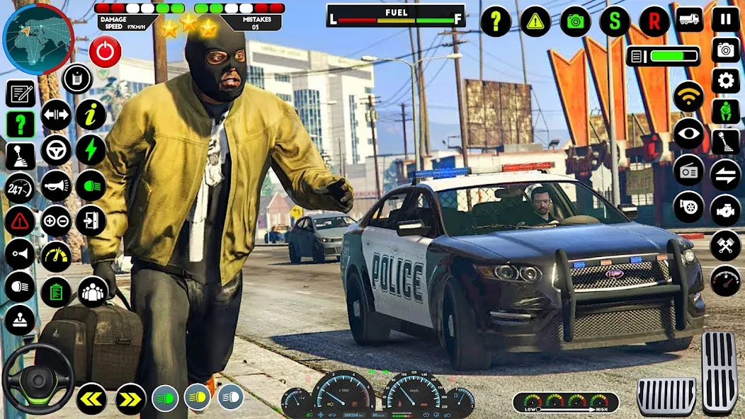 NYPD Police Car Parking Game — скриншот 5