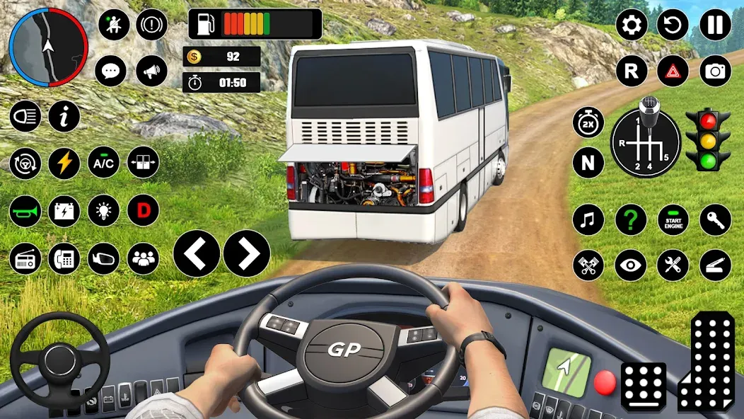 Offroad Bus Simulator Bus Game — скриншот 3