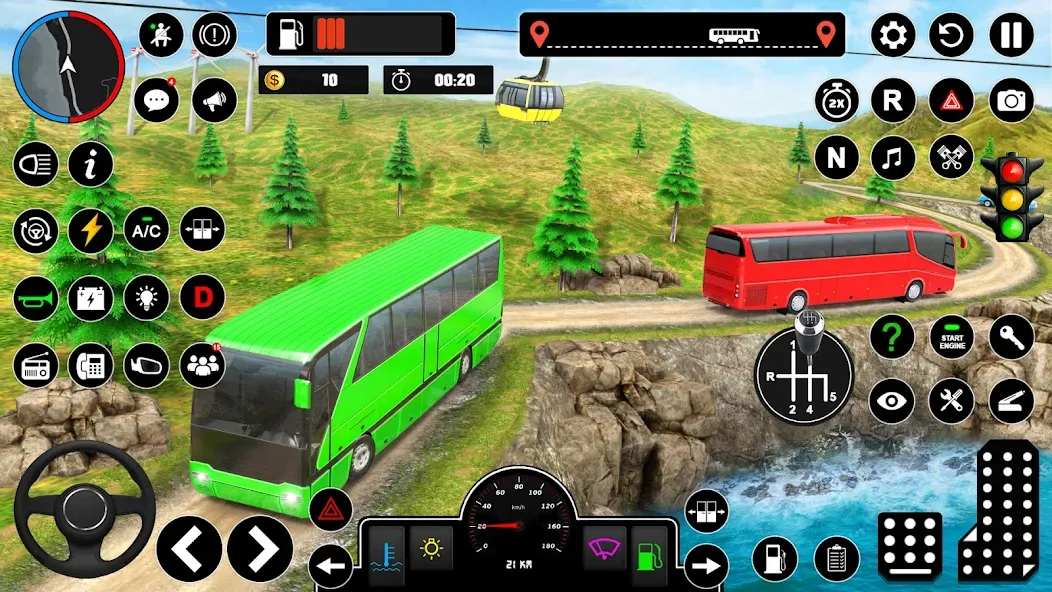 Offroad Bus Simulator Bus Game — скриншот 5