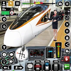 Railway Train Simulator Games — MOD Много денег