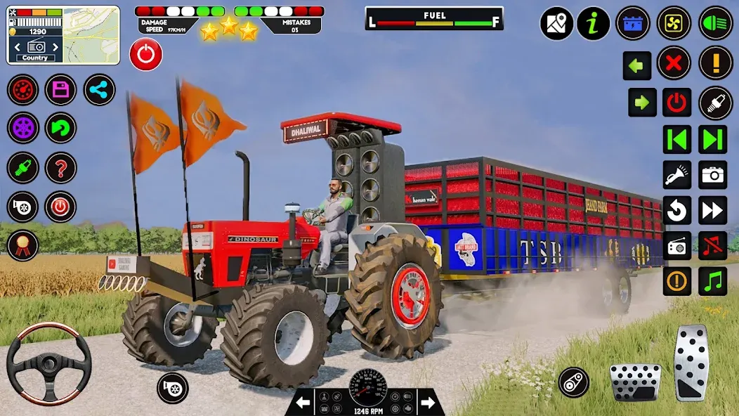 Tractor Driving - Tractor Game — скриншот 1