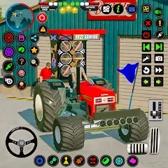 Скачать Tractor Driving - Tractor Game — MOD на Андроид — Много денег
