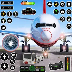 Взломанная Pilot Simulator: Airplane Game — Много денег