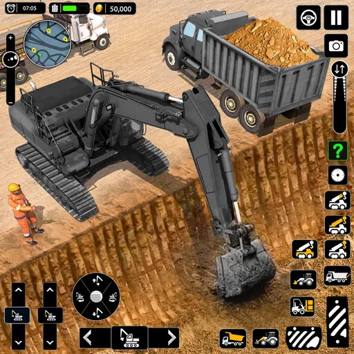 Snow Offroad Construction Game — скриншот 1 Snow Offroad Construction Game — скриншот 1
