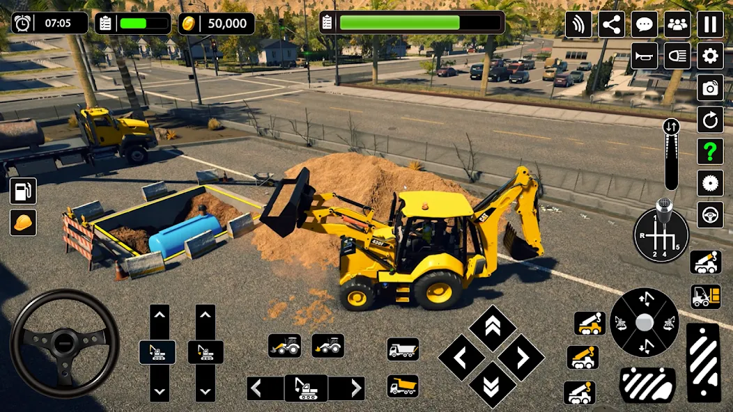 Snow Offroad Construction Game — скриншот 3 Snow Offroad Construction Game — скриншот 3
