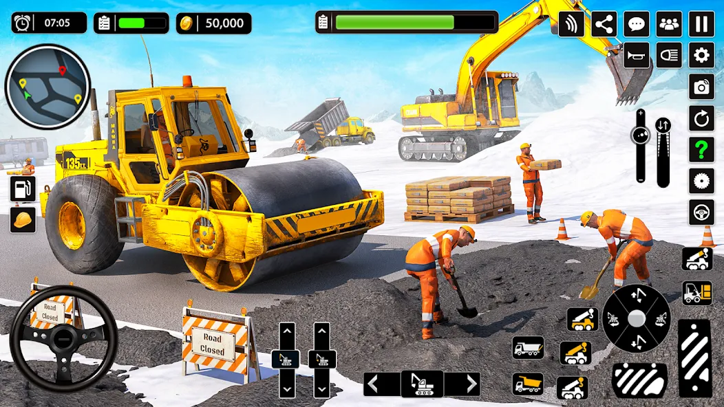 Snow Offroad Construction Game — скриншот 4 Snow Offroad Construction Game — скриншот 4