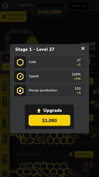 Idle Bee Factory Tycoon — скриншот 2 Idle Bee Factory Tycoon — скриншот 2