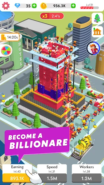 Idle Construction 3D — скриншот 1 Idle Construction 3D — скриншот 1