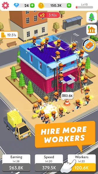 Idle Construction 3D — скриншот 3 Idle Construction 3D — скриншот 3