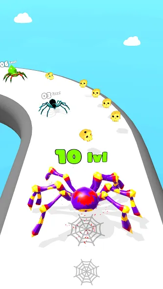 Insect Run - Spider Evolution — скриншот 2