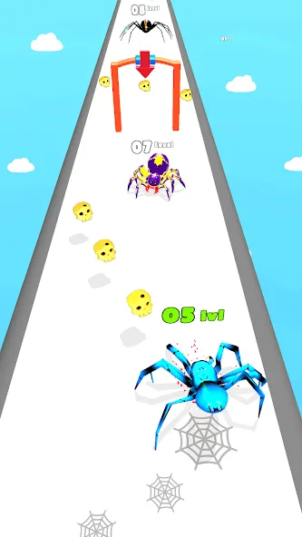 Insect Run - Spider Evolution — скриншот 3