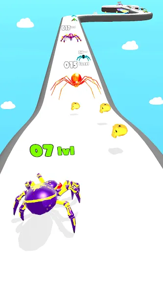 Insect Run - Spider Evolution — скриншот 4