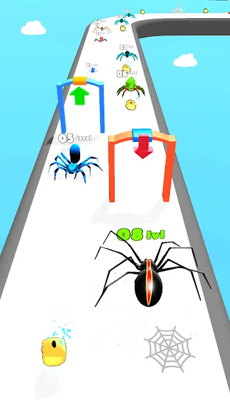 Insect Run - Spider Evolution — скриншот 5