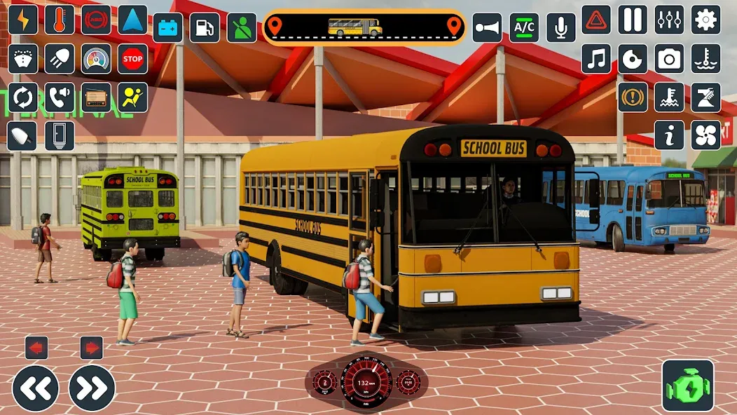 School Bus 3d : City Bus Games — скриншот 2