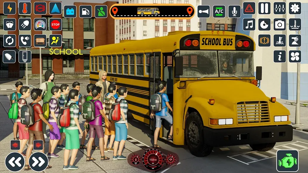 School Bus 3d : City Bus Games — скриншот 3