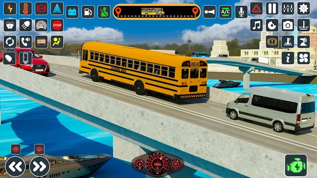 School Bus 3d : City Bus Games — скриншот 4
