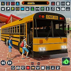 School Bus 3d : City Bus Games — Версия Много денег