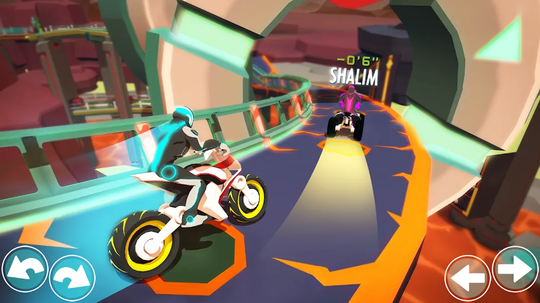 Gravity Rider: Space Bike Race — скриншот 4