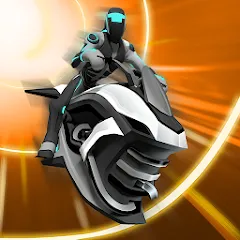 Скачать Gravity Rider: Space Bike Race MOD на Андроид — Много денег