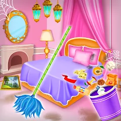 Princess house cleaning advent MOD на телефон — Много денег
