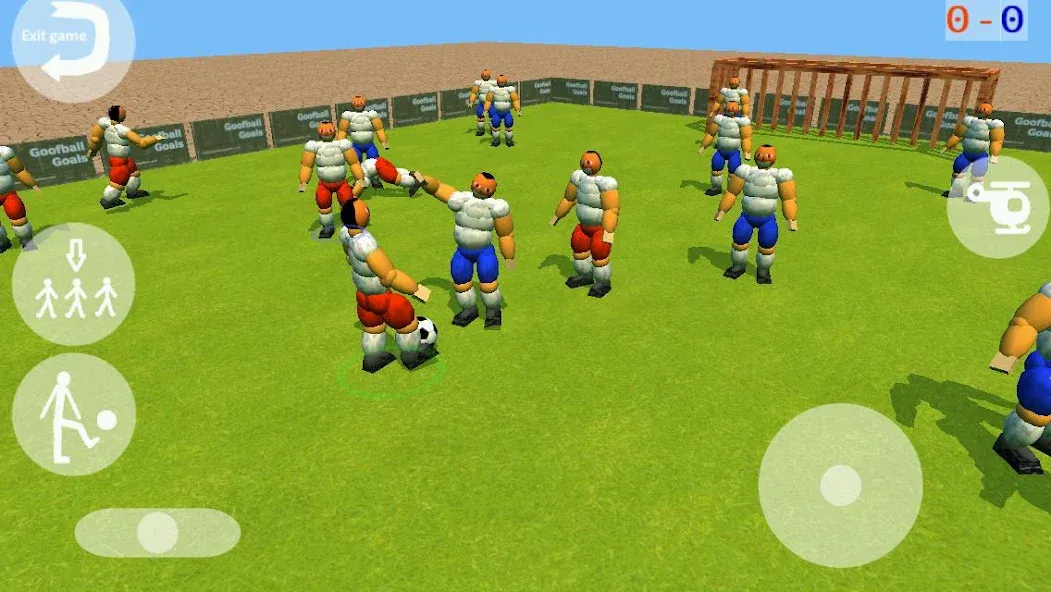 Goofball Goals Soccer Game 3D — скриншот 1 Goofball Goals Soccer Game 3D — скриншот 1