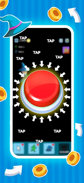 Green button: Press the Button — скриншот 4