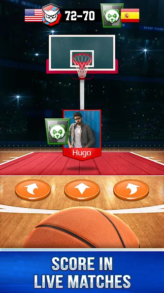 Basketball Rivals: Sports Game — скриншот 1