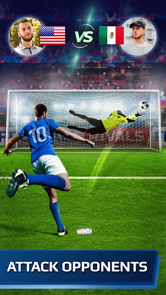 Football Rivals: Soccer Game — скриншот 1