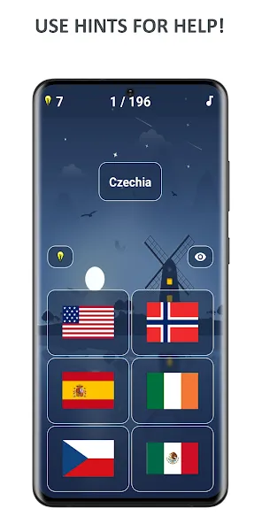 Flags of World Countries Quiz — скриншот 4
