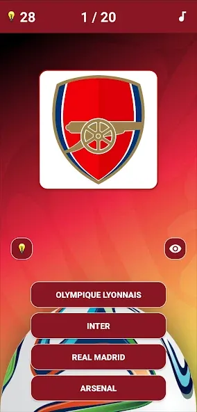 Guess the Soccer Logo Quiz — скриншот 1