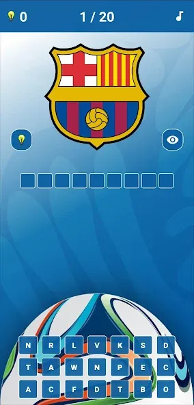 Soccer Clubs Logo Quiz — скриншот 1 Soccer Clubs Logo Quiz — скриншот 1