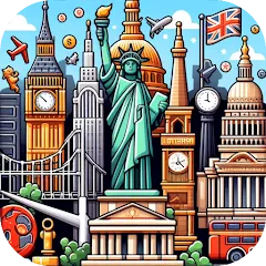Capitals of the World - Quiz 1 — Модификация Все уровни открыты и без рекламы