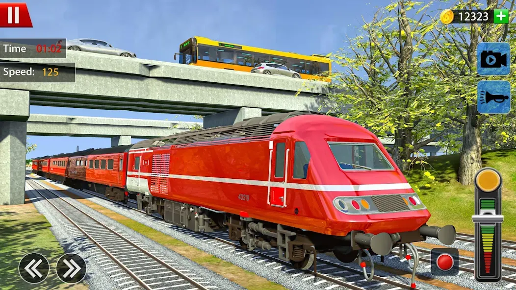 Train Driver Simulator Game — скриншот 1 Train Driver Simulator Game — скриншот 1