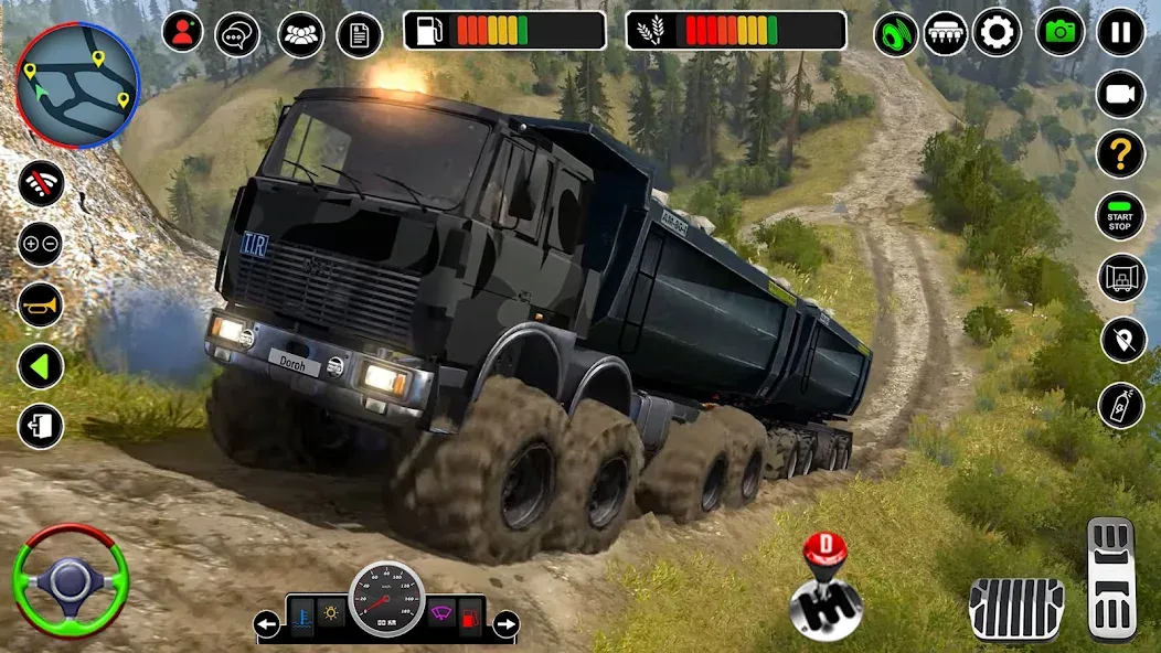 Offroad Mud Truck Simulator 3D — скриншот 1 Offroad Mud Truck Simulator 3D — скриншот 1