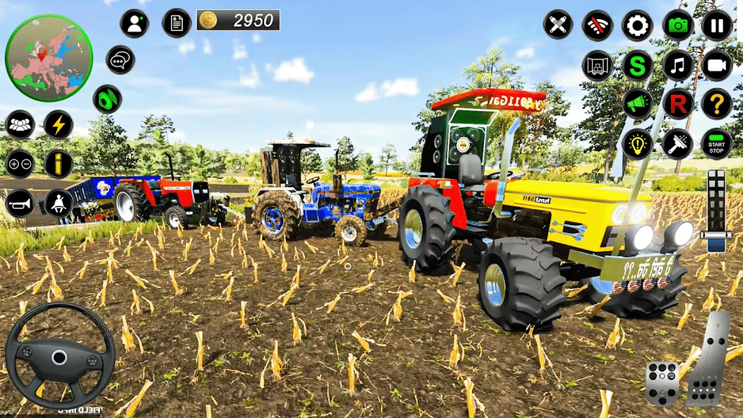 Real Farmer Tractor Drive Game — скриншот 4