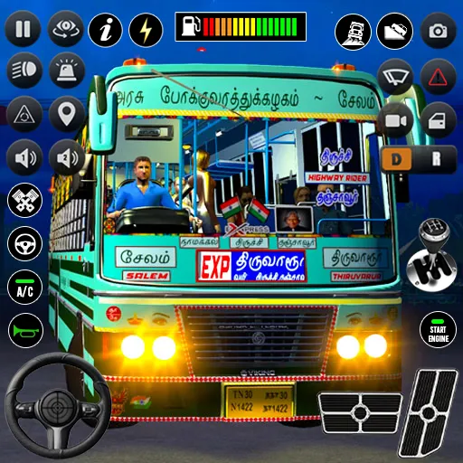 Real Passenger Bus Driving Sim — скриншот 1