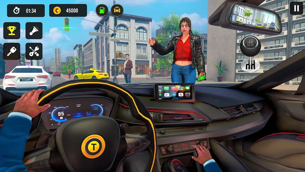 Taxi Simulator 3d Taxi Driver — скриншот 1