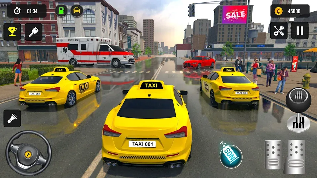 Taxi Simulator 3d Taxi Driver — скриншот 4