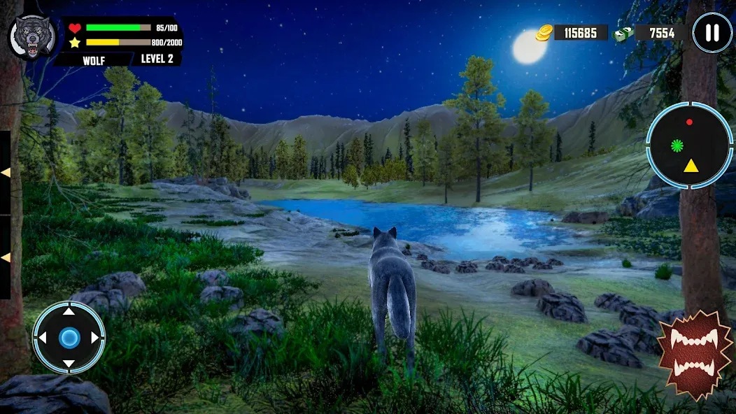 Wild Wolf Simulator Games — скриншот 4