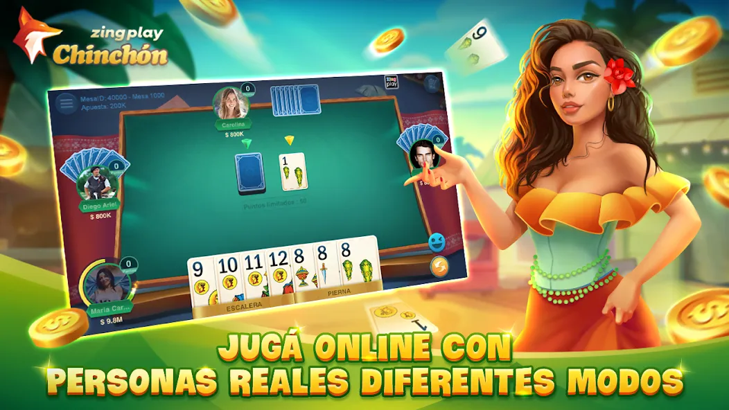 ChinChón Zingplay Juego Online — скриншот 1